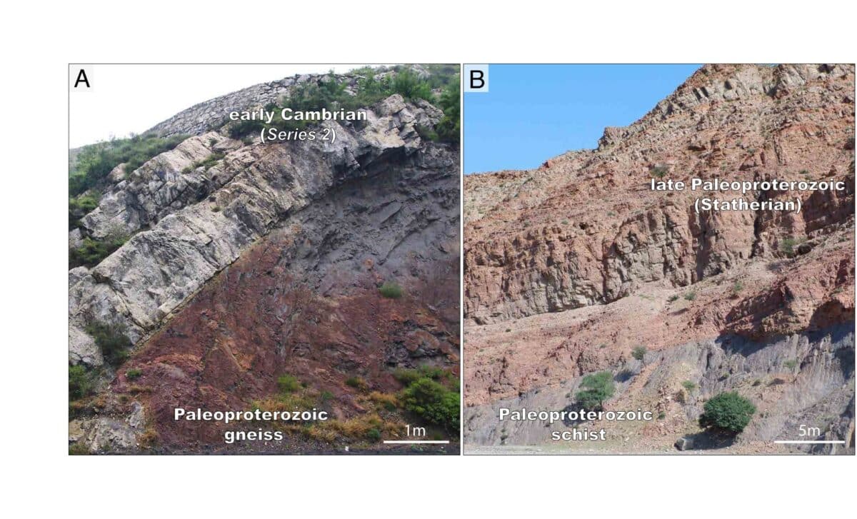 Great Unconformity In North China 520 Million Year Old Sandstone Resting Atop ~2.18 Billion Year Old Basement Rocks In Xiweikou And Inner Mongolia Sections ©pnas