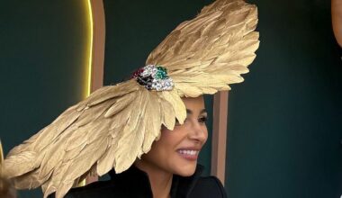 Mahira Abdul Aziz’s Gold Falcon Hat Steals the Show at Dubai World Cup 2026 – A Patriotic Tribute to the UAE