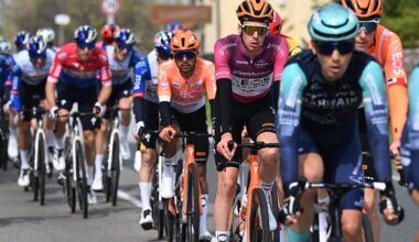 2026 Tirreno-Adriatico: Thymen Arensman (2-R) during stage 2