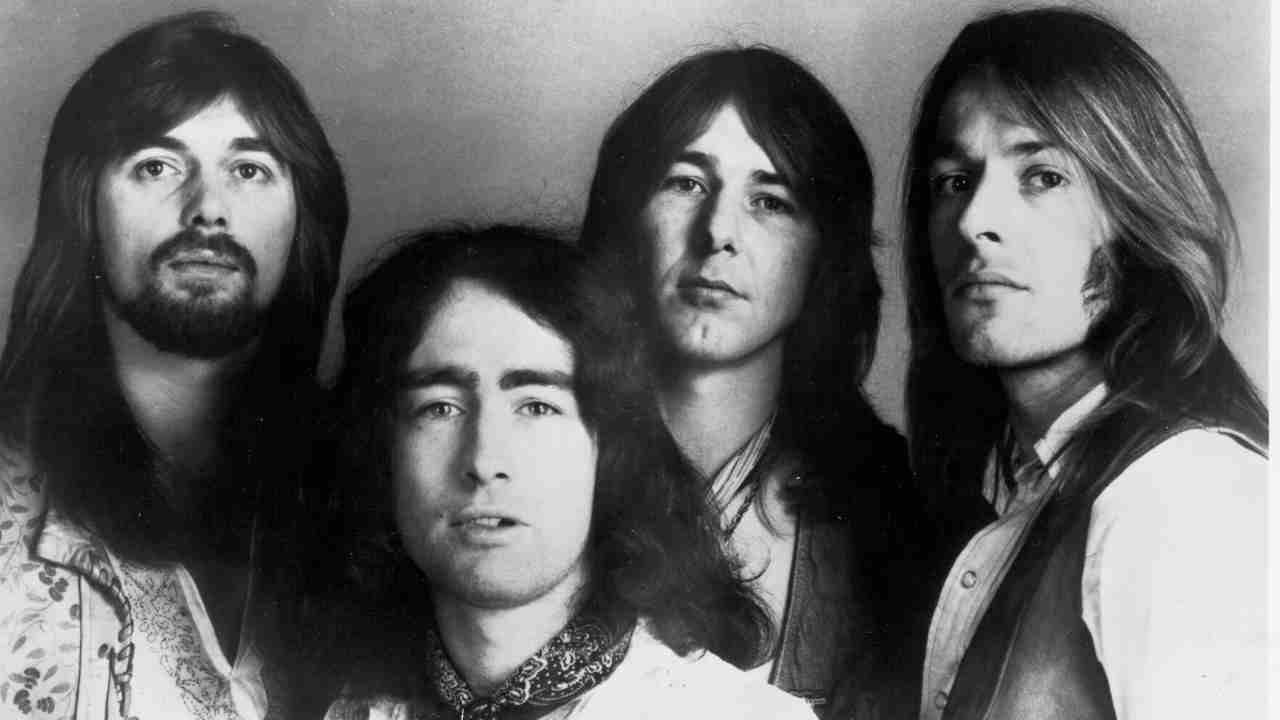 Bad Company posing for a photograph in the 1970s