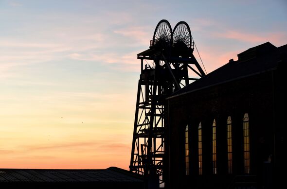 Haig Pit At Sunset