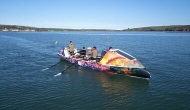 Rowers circumnavigating Britain in ‘brutal’ charity challenge arrive in Scotland