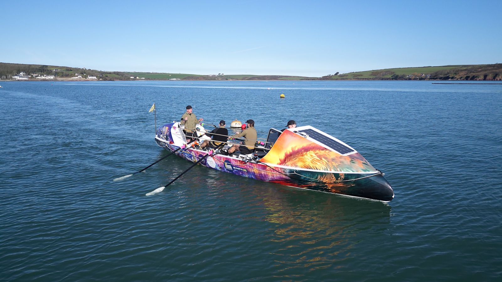 Rowers circumnavigating Britain in ‘brutal’ charity challenge arrive in Scotland