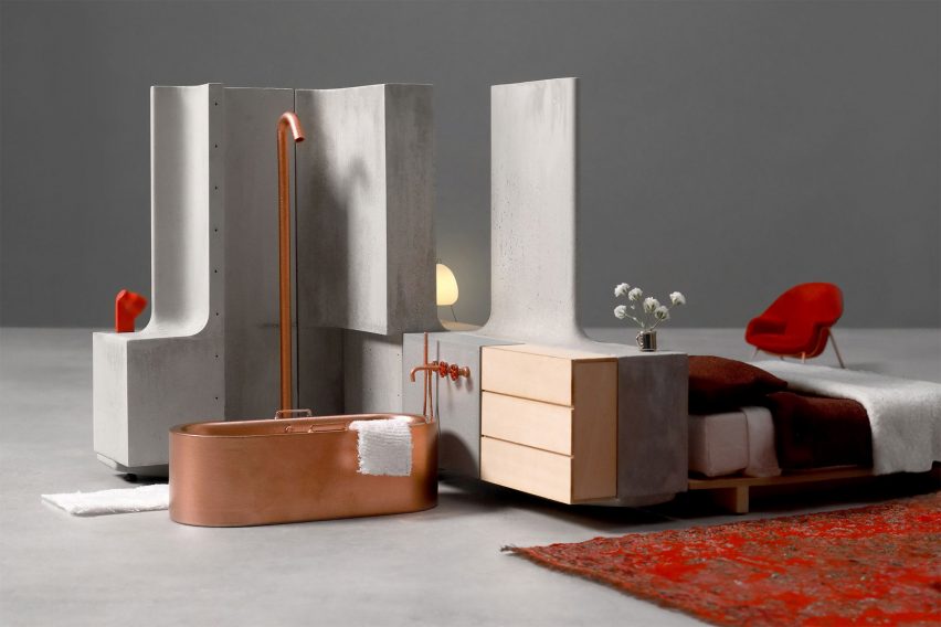 Heirloom House concrete furniture