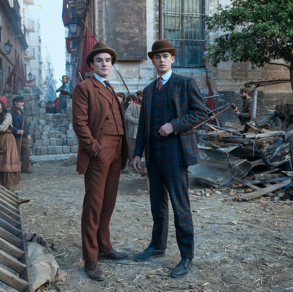 Young Sherlock - First Look dónal finn, hero fiennes tiffin. photo credit: daniel smith/prime