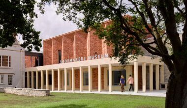 Purcell fronts museum for shoemaking with zigzagging brick facade