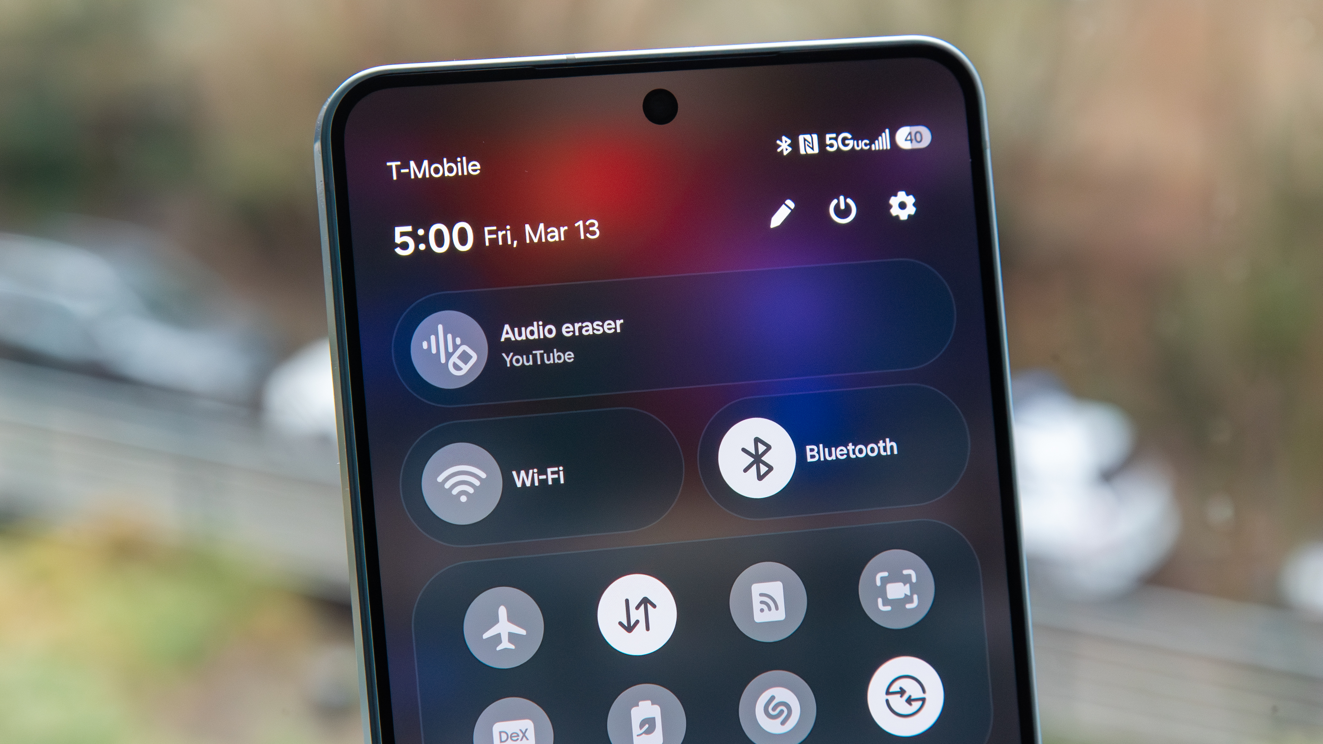 Audio Eraser on the Galaxy S26 Plus