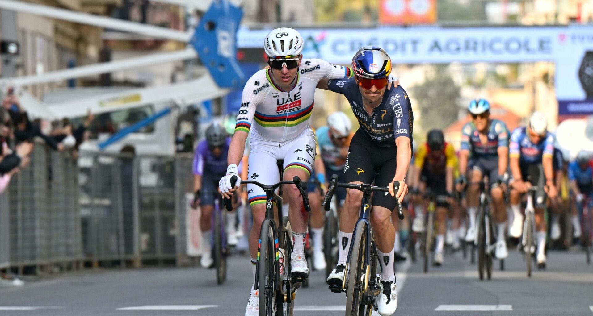 Tom Pidcock 'hurt to be so close' after Tadej Pogacar pips British star to first Milano-Sanremo title