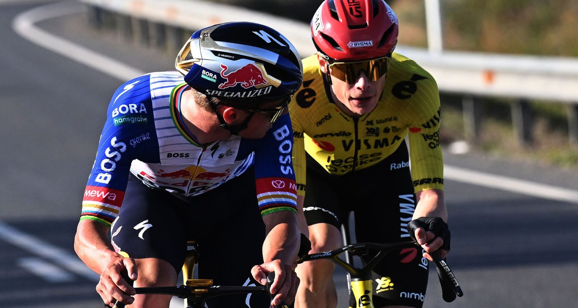 Jonas Vingegaard shows sporting side to not 'take advantage' after Remco Evenepoel crashes in 'big hole' on Stage 3 of Volta a Catalunya