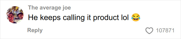 Screenshot of a social media comment reacting to the Burger King boss biting into a Whopper. Screenshot of a social media comment reacting to the Burger King boss biting into a Whopper.