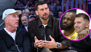 Novak Djokovic hailed 'the GOAT' after meeting LA Lakers superstars LeBron James and Luka Doncic as Indian Wells nears