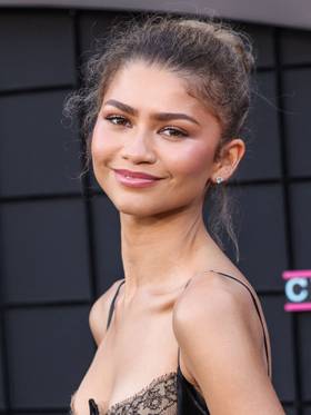Headshot Of Zendaya In The Los Angeles Premiere Of Amazon MGM Studios' 'Challengers' 