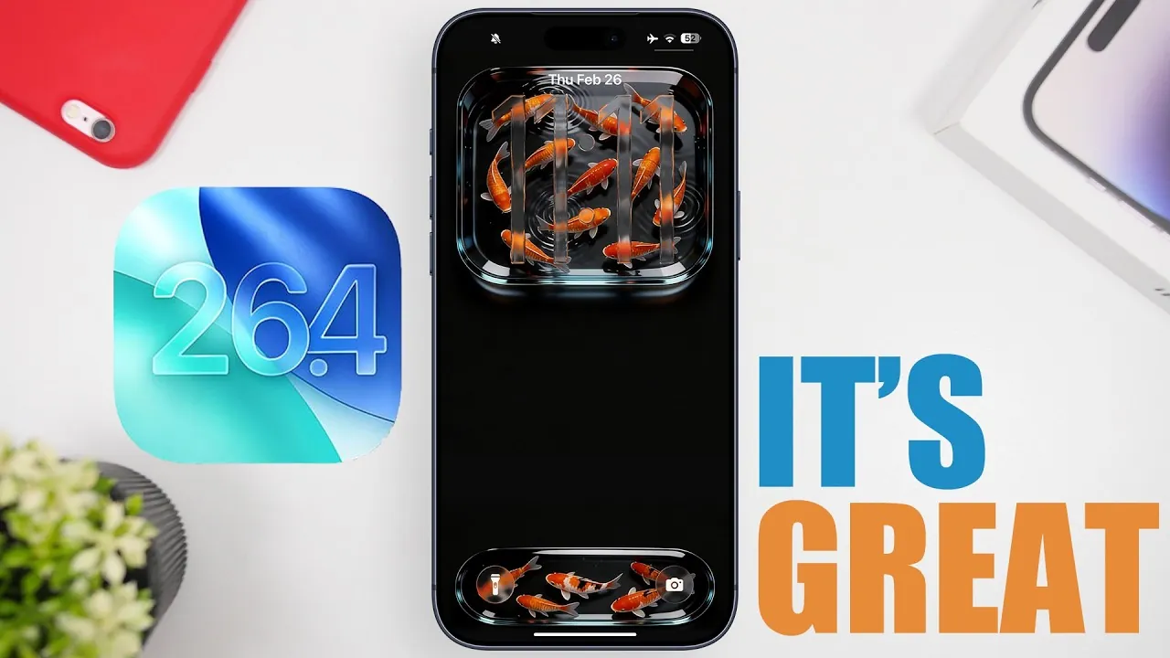 Details on iOS 26.4 performance improvements and benchmarks