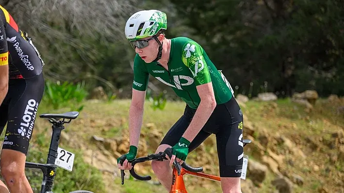Ireland's Josh Callaly makes his mark on the attack at Tour of Rhodes