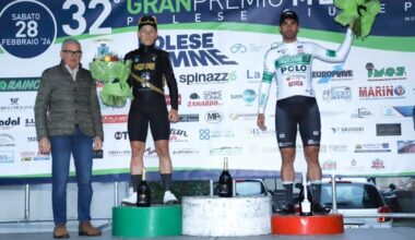 The empty top spot of the 2026 Memorial Polese podium