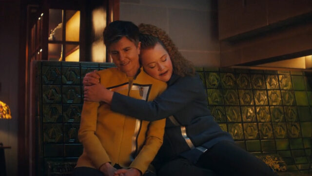 Tig Notaro as Jett Reno and Mary Wiseman as Tilly in Star Trek: Starfleet Academy