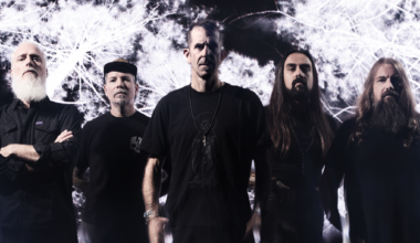 Lamb Of God staring menacingly at the camera