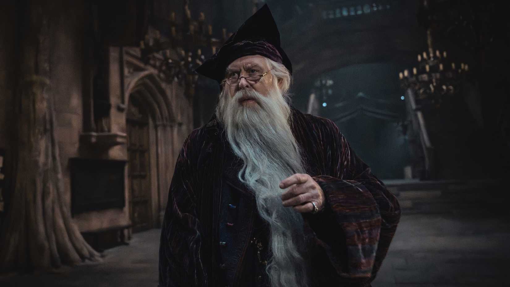 John Lithgow as Albus Dumbledore in Harry Potter and the Philosopher's Stone