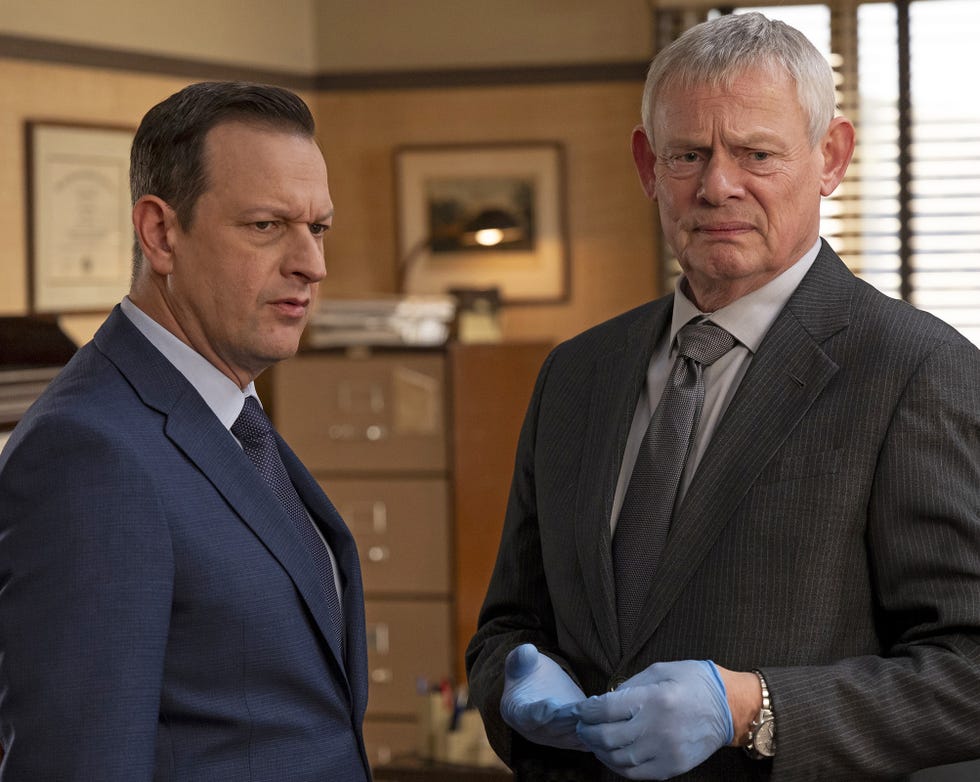 Josh Charles, Martin Clunes, Best Medicine josh charles and martin clunes in the doc martin episode special in best medicine