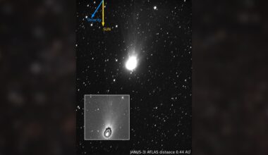 Interstellar comet 3I/ATLAS shines in new image photo of the day for March 2, 2026