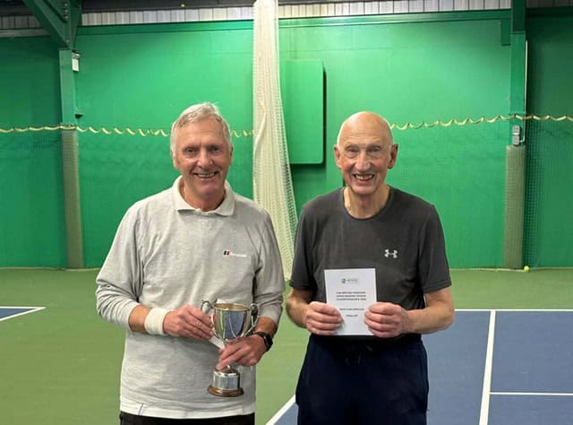 Thanet’s Keith Clark scoops awards for achievements in unbeaten over 75s and over 80s tennis teams – The Isle of Thanet News