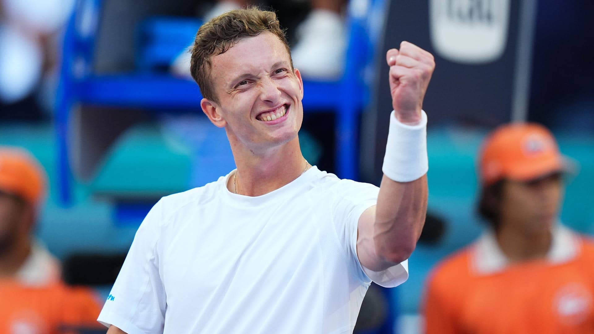 Jiri Lehecka will face Arthur Fils on Friday in Miami.