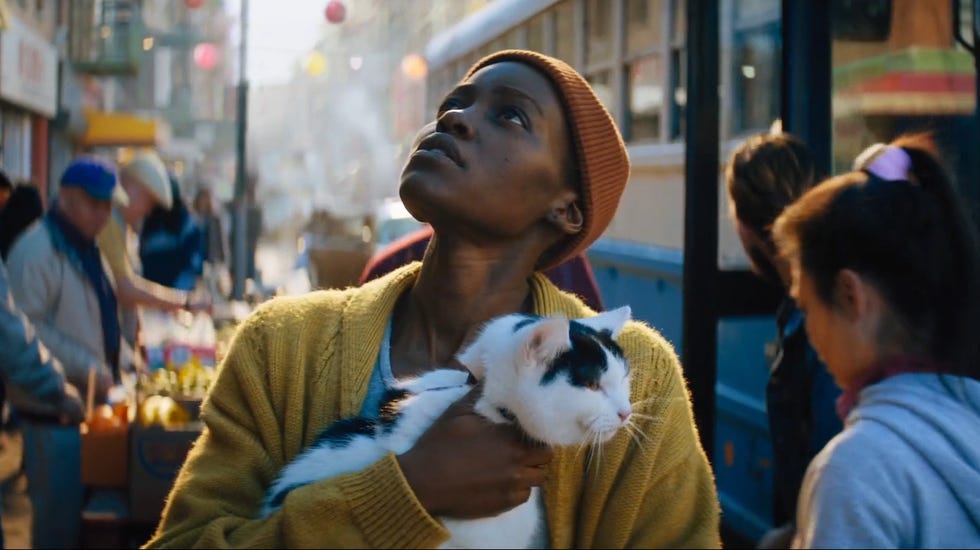 lupita nyong'o, a quiet place day one trailer