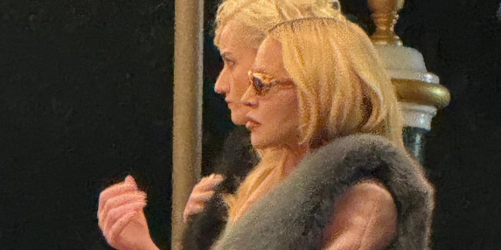 Madonna Films Scenes in Costume for ‘The Studio’ Season 2 With Julia Garner & Michael Keaton | apple tv+, Julia Garner, Madonna, Michael Keaton, Television, The Studio | Celebrity News and Gossip | Entertainment, Photos and Videos