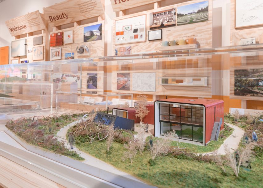 Architecture model at the V&A