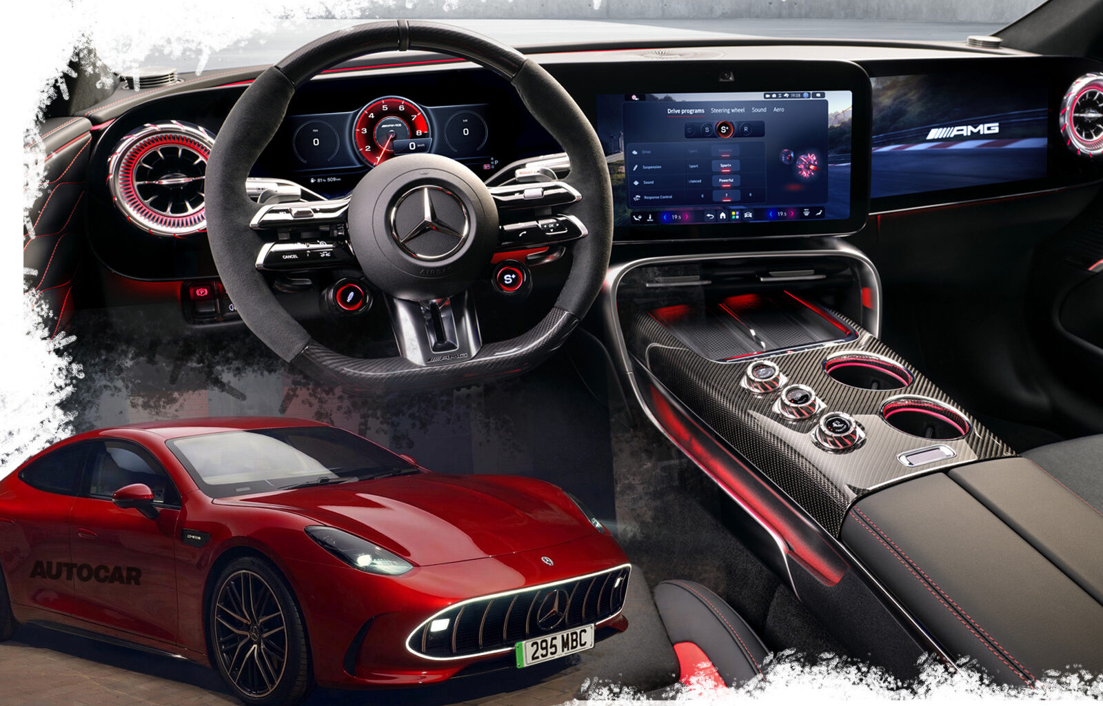 Revealed: New AMG GT gets driver-focused cabin and digital sunroof