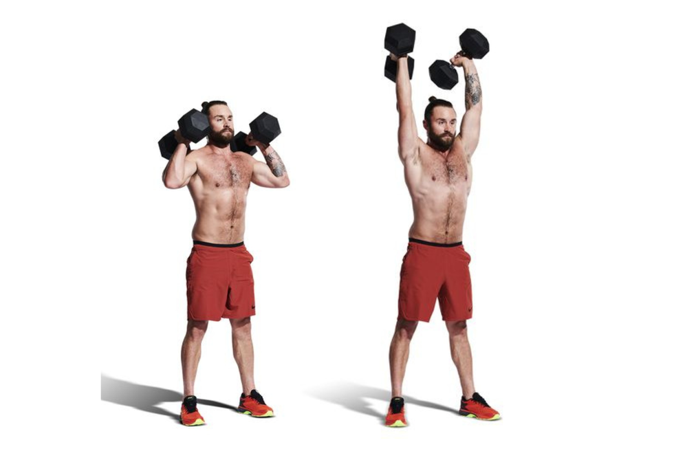 dumbbell shoulder press dumbbell shoulder press