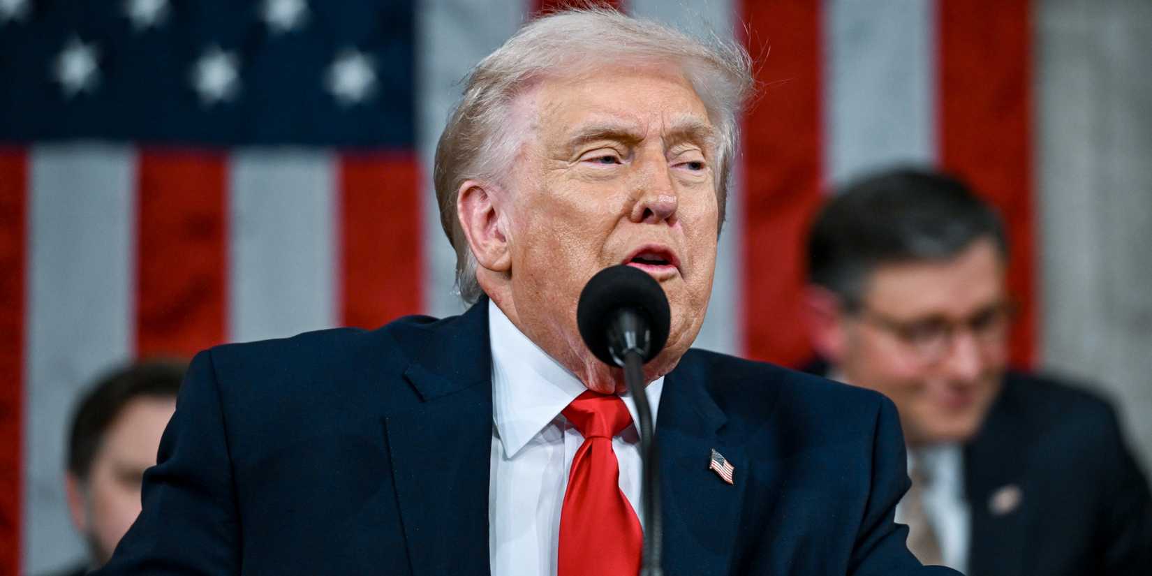 President Donald J. Trump delivers the first State of the Union address