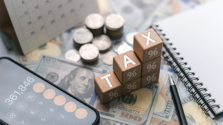 Blocks arranged like steps spell 