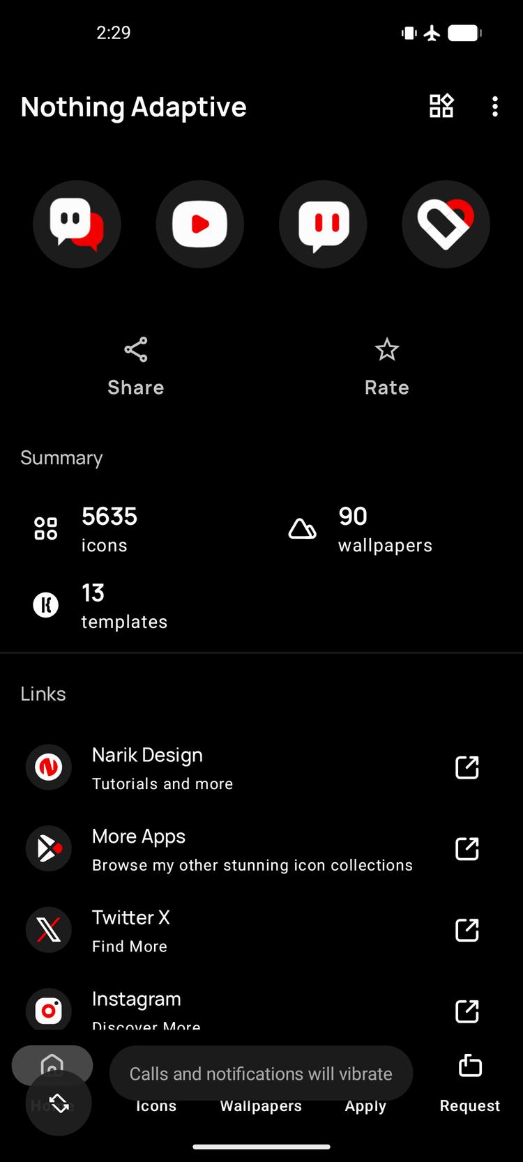 Nothing Adaptive icons on Android