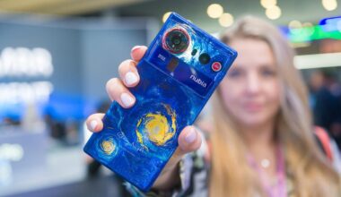 Image of a phone with Starry Night graphics