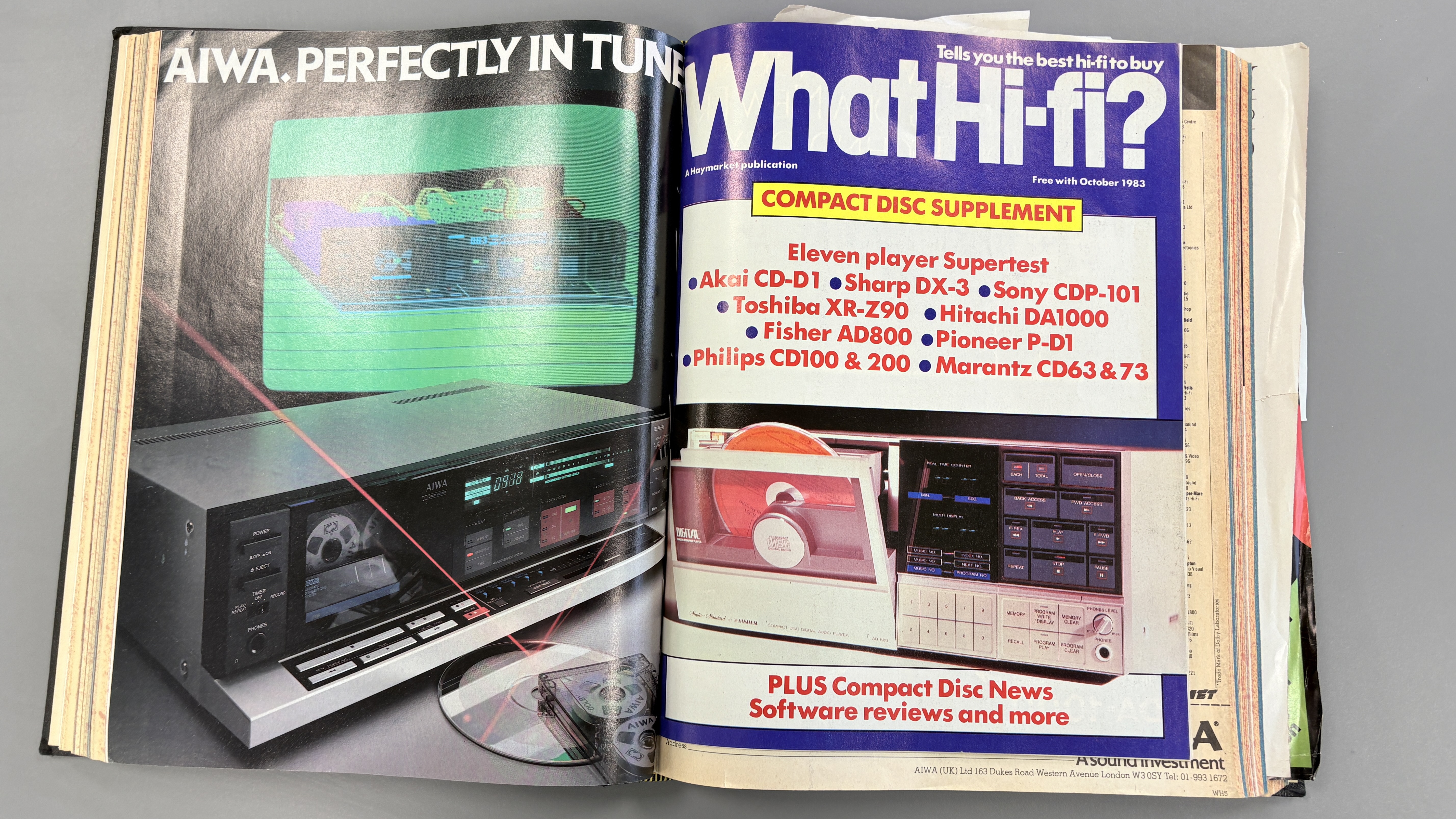 What Hi-Fi? 1983 Compact Disc supplement magazine
