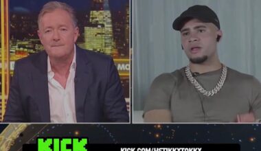 Piers Morgan Walks Out of Interview With Manosphere Doc's HSTikkyTokky