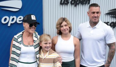 Pink Shares Rare Family Photo After Denying Reports of Carey Hart Split