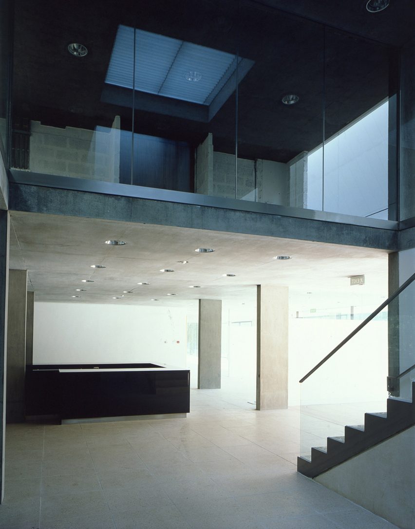 Interior of the River and Rowing Museum by David Chipperfield