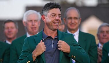 Rory McIlroy reveals menu for Masters Club dinner