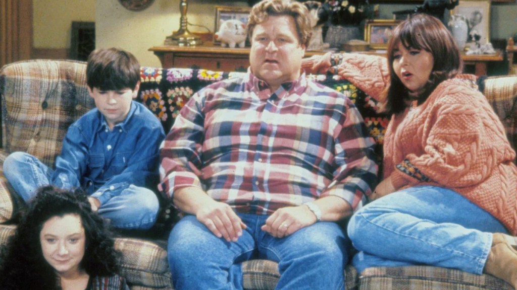 The Conner family in Roseanne