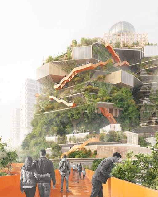 “A Living Landmark” by Ecosistema Urbano (lead architect, Spain), Fabrications, ARUP 