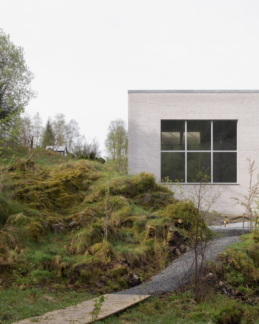 Brick church in Norway