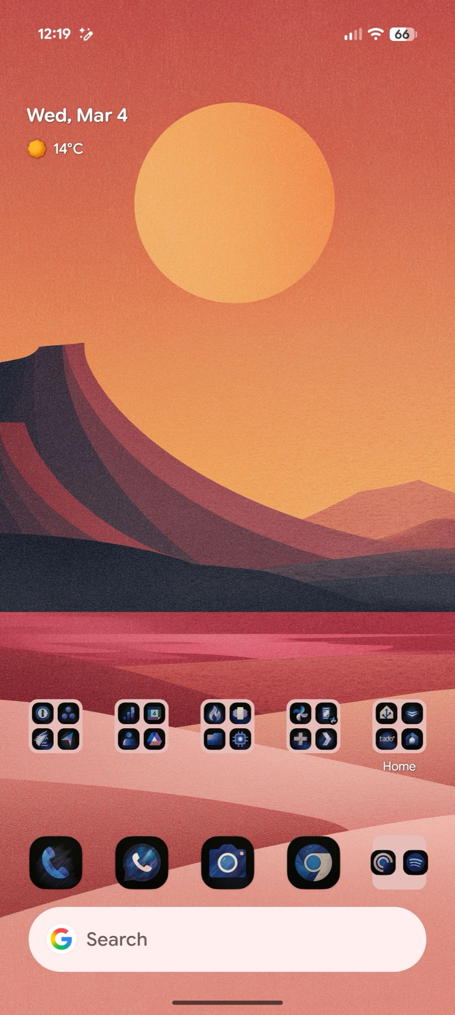 screenshot android 16 qpr3 wallpaper style icons create easel denim 2