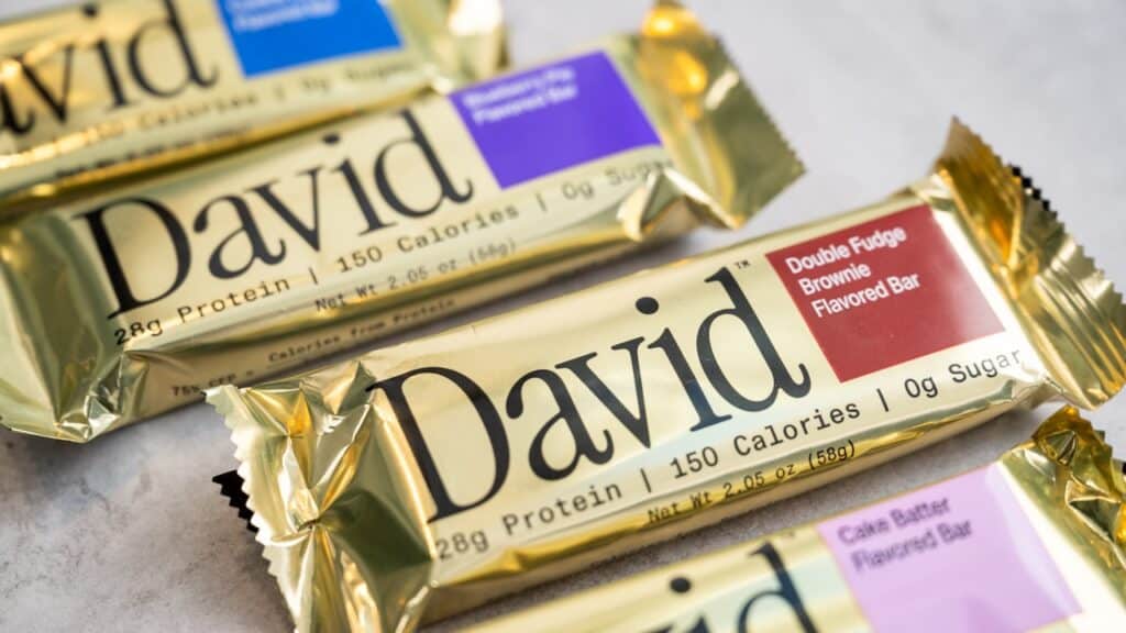 Four Flavor Options for Protein Bars from David's Protein.
