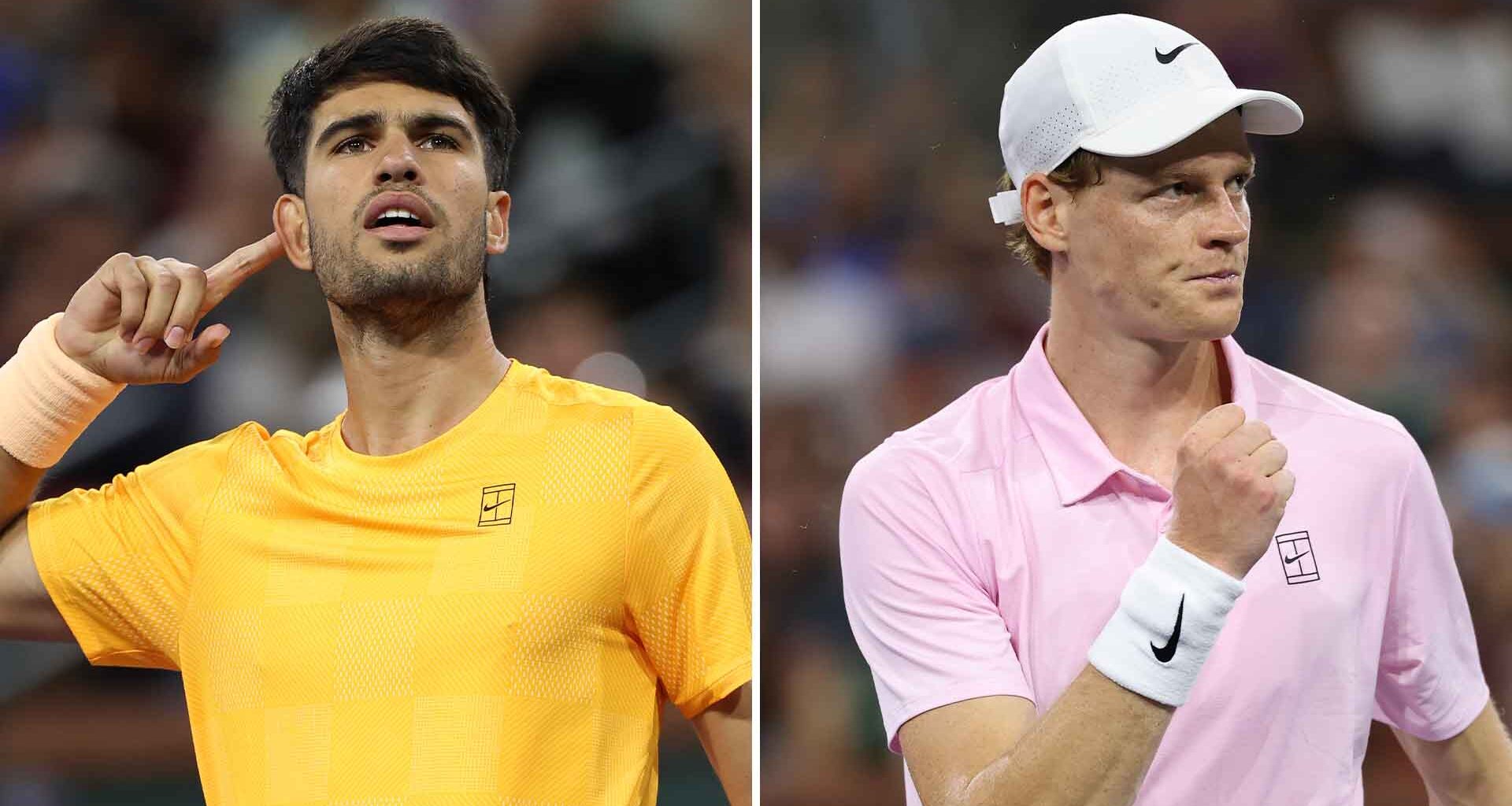 Carlos Alcaraz and Jannik Sinner have combined to win the past nine major titles.