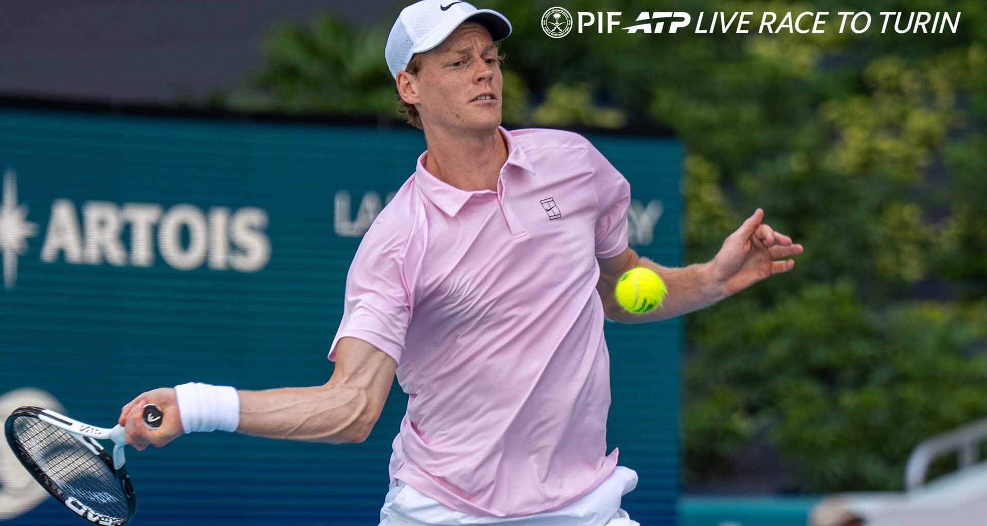 Jannik Sinner is the two-time defending champion at the Nitto ATP Finals.