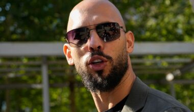 An investigation into Andrew Tate has been reopened. Pic: AP/Andreea Alexandru