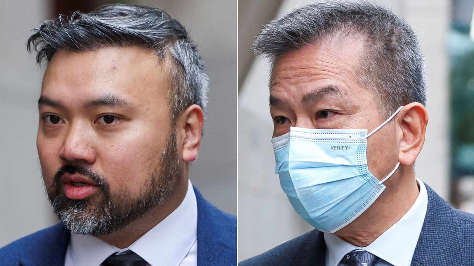 Chi Leung Wai and Chung Biu Yuen. File pics: Reuters