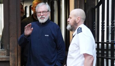 Adams's trial has been taking place at the High Court in London. Pic: PA